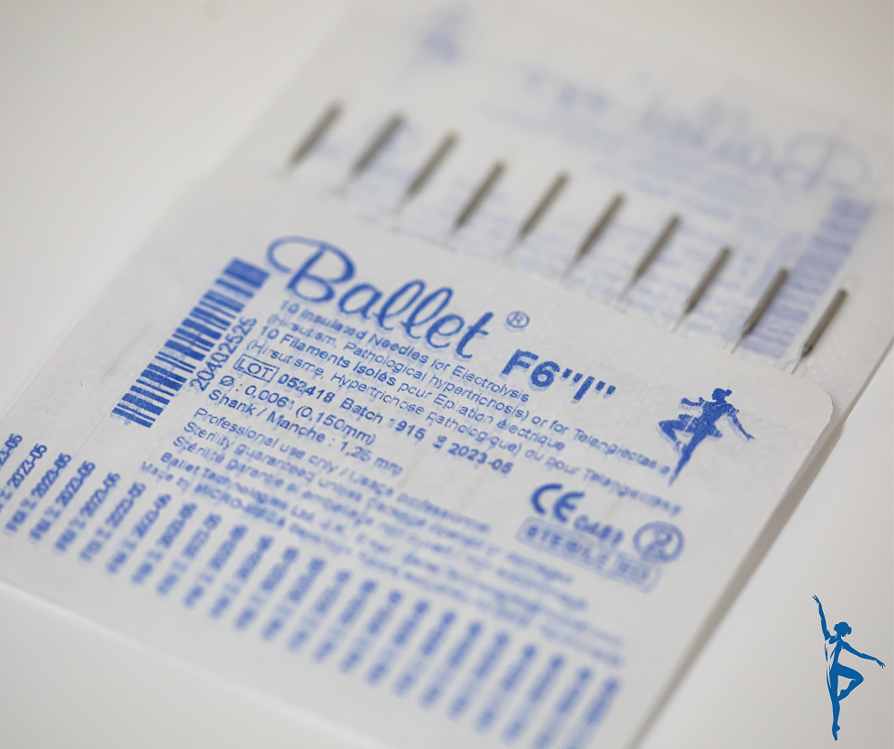 Ballet Insulated Electrolysis Needles Instantronics